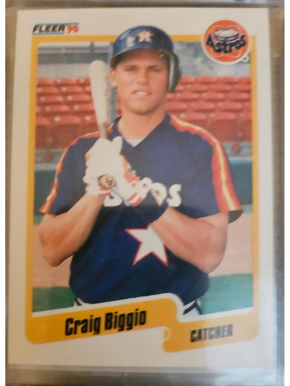 1990 Fleer  #224 Craig Biggio Houston Astros